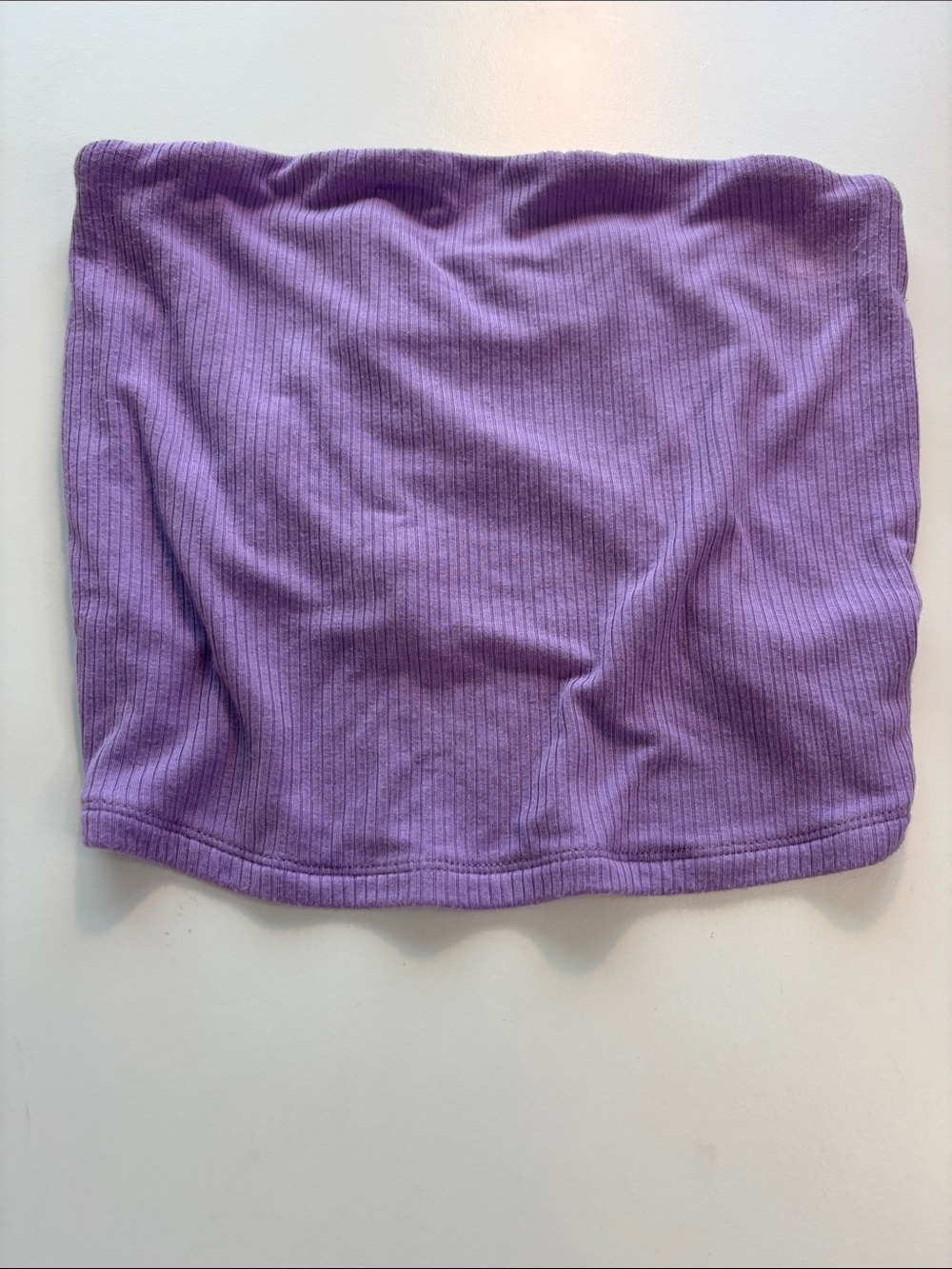 American Eagle Outfitters Purple Ribbed Tube Mini Skirt -634sku